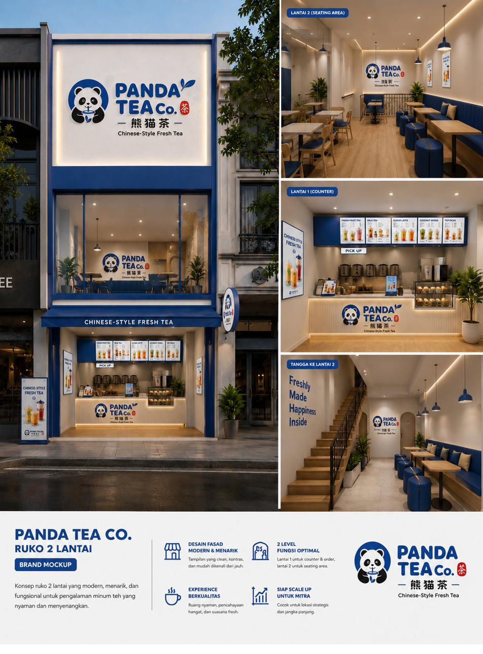 Panda Tea Co. Ruko Concept